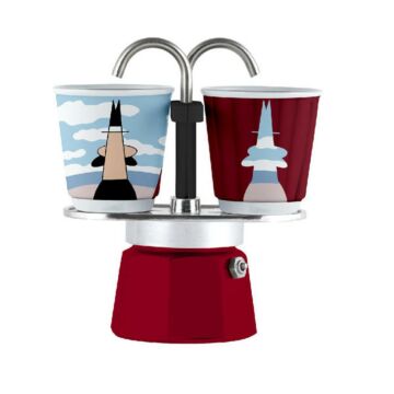 BIALETTI Mini Express 2 Tassen + 2 Becher