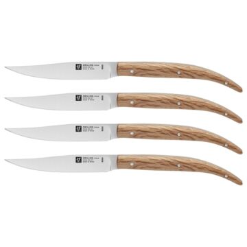 ZWILLING Steakmesserset 4-tlg. - Stein-Eiche