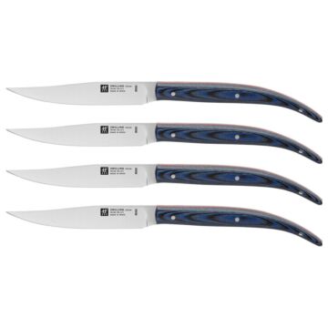 ZWILLING Steakmesserset 4-tlg. - Blauer Micarta