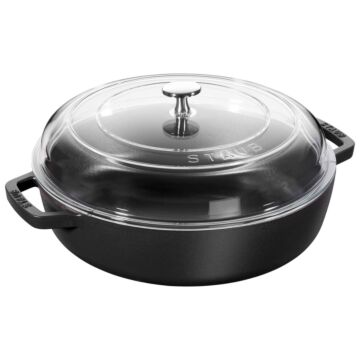 STAUB Schmorpfanne m. Glasdeckel