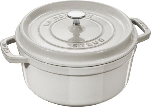 STAUB Cocotte rund, 18cm, White Truffle