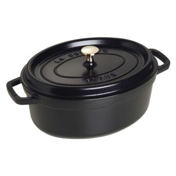 STAUB La Cocotte, Schwarz - 31cm / Oval