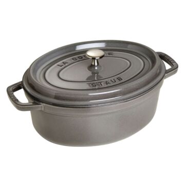 STAUB La Cocotte, Graphit-Grau - 29cm / Oval