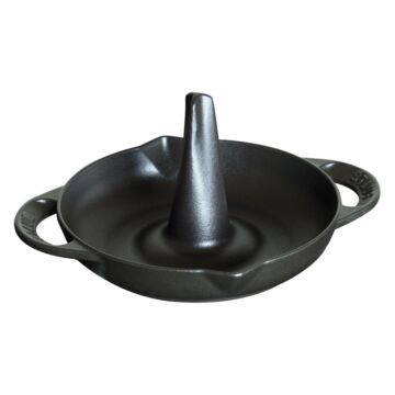 STAUB Hänchenbräter, Schwarz - 24cm