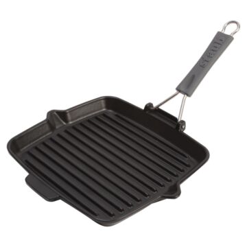 STAUB Grillpfanne m. Ausgiessnase, 24cm