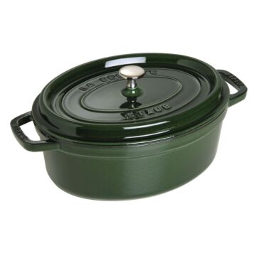 STAUB La Cocotte, Basilikum-Grün- 29cm / Oval