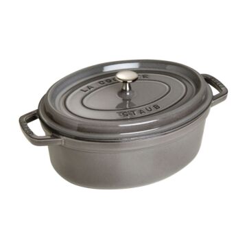 STAUB La Cocotte, Graphit-Grau - 37cm / Oval