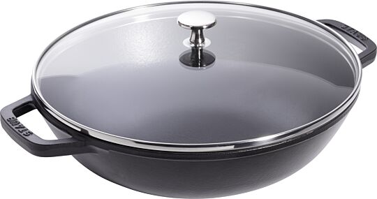 STAUB Wok mit Glasdeckel, 30cm