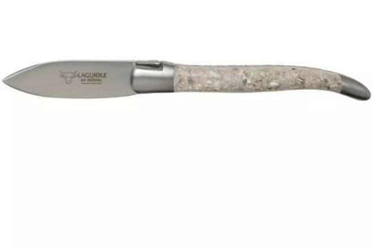 Laguiole en Aubrac Austernmesser, Griff aus Austernschalen